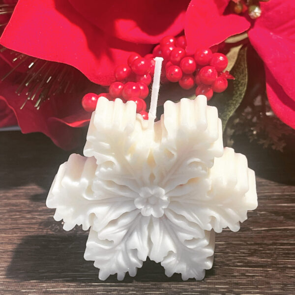 Snow Flake Candle
